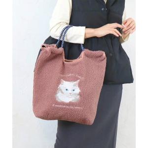 トートバッグ 「 polka polka / ポルカポルカ 」 アニマル刺繍コードトートバッグ　SDI レディース メンズ