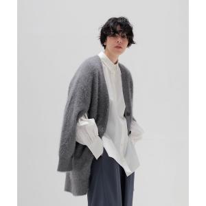 カーディガン fox cashmere slit sleeve cardigan(フォックスカシミヤスリットスリーブカーディガン) レディース