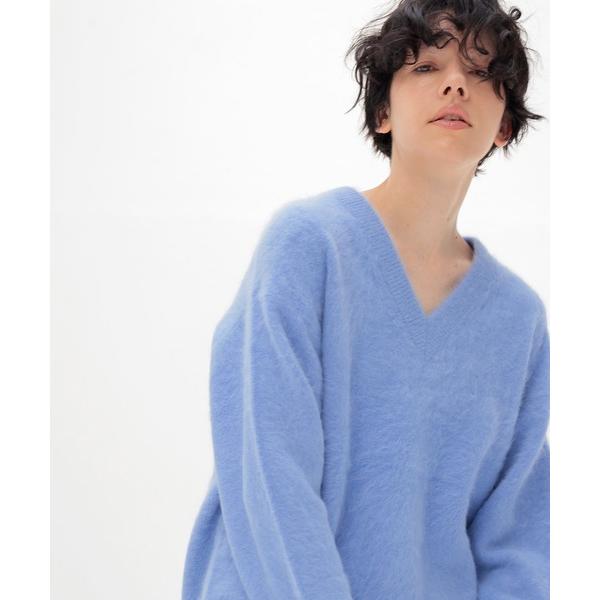 ニット セーター fox cashmere vneck pullover(フォックスカシミヤVネック...