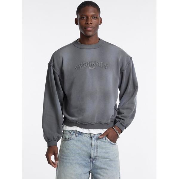 トレーナー スウェット GUESS Originals Boxy Applique Crewneck...