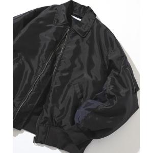 ブルゾン アウター Firsthand/ファーストハンド オーバーサイズ 配色 切り替え B15 ジャケット / 中綿 ショートジャケット メンズ