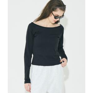 tシャツ スムースラグランオフショルダートップス...の商品画像