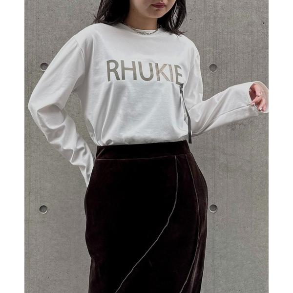 tシャツ 「＆g'aime」ロゴレザーベルトロンT　Logo Leather-Belt Long T...
