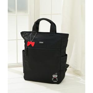 デイバック リュック 「MOOMIN/ムーミン」 リトルミイ リボンチャーム付きリュック A4サイズ対応 レディース