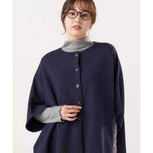カーディガン ワイドシルエット ポンチョ レディース