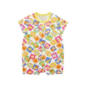 ベビー服 ロンパース どうぶつアップリケ柄ショートオールの買取情報