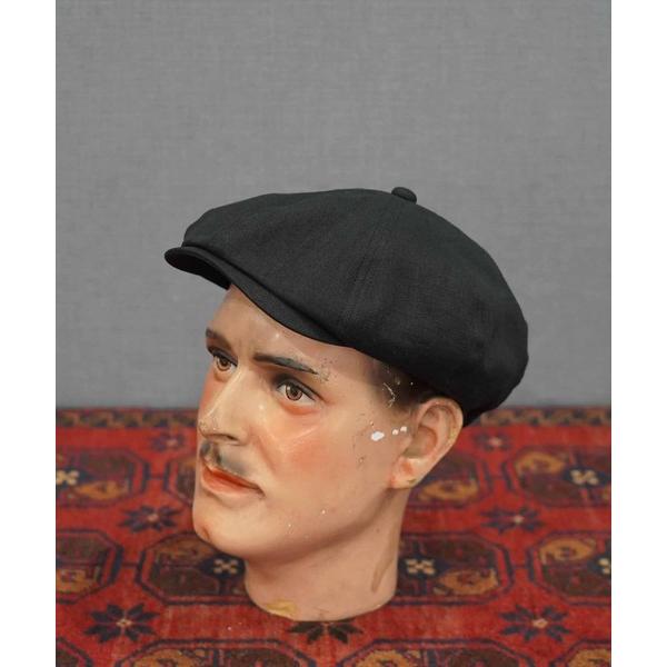 帽子 キャスケット LUCKY DAN FRENCH LINEN メンズ