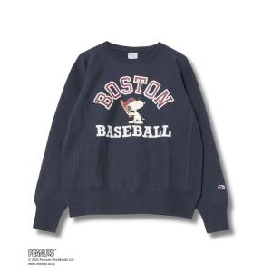 Championスヌーピープリントスウェット