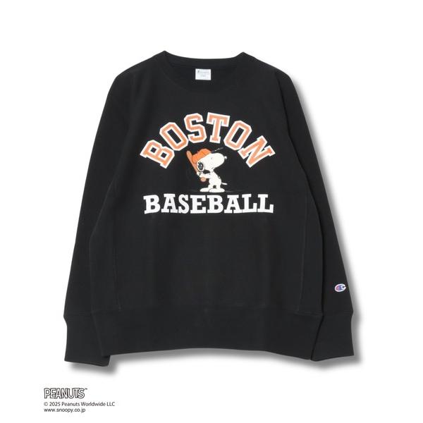 トレーナー スウェット Champion REVERSE WEAVE (R) スヌーピープリントスウ...