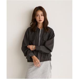 ブルゾン アウター PEツイルブルゾン レディース