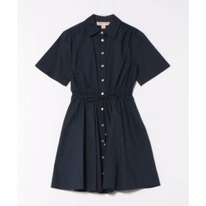 シャツワンピース スモック ウエスト シャツ ドレスの商品画像