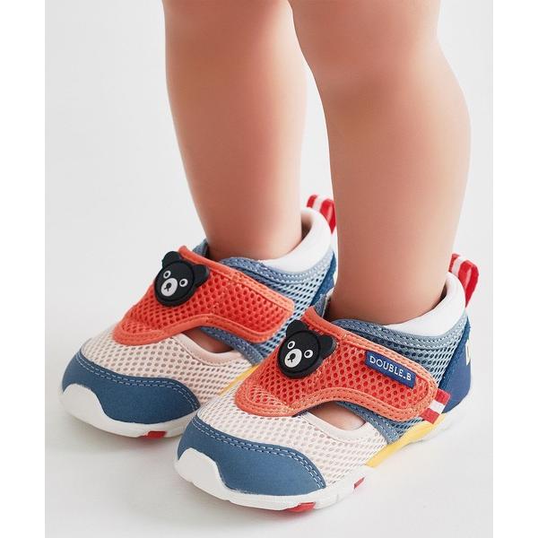 スニーカー ダブルラッセルセカンドベビーシューズ キッズ 子供 男の子 女の子