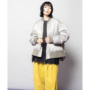 ブルゾン アウター ギャザージップブルゾン レディース