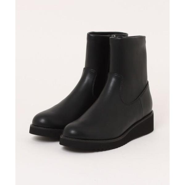 ブーツ ストレッチショートブーツ レディース