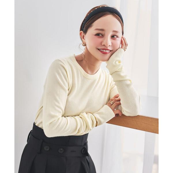 ニット セーター 「 田中亜希子さんコラボ 」選べる2サイズ　2wayスリーブホールガーメントニット...