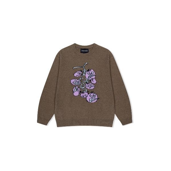 セーター ニット Cherry Tomatoes Graphic Knit Pullover メンズ...