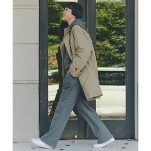 パンツ 裏毛ストレートパンツ レディース