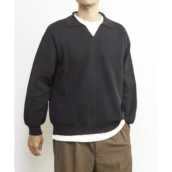 セーター ニット 「MASTER FRAME/マスターフレーム」エステルミラノリブスキッパーポロ メ...