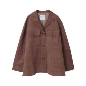 ブルゾン アウター スウェード調ブルゾン レディース