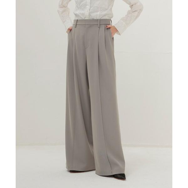 スラックス パンツ 2tuck trousers(ツータックトラウザー) レディース