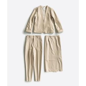 「haco!」 セットアップ X-LARGE ベージュ レディース