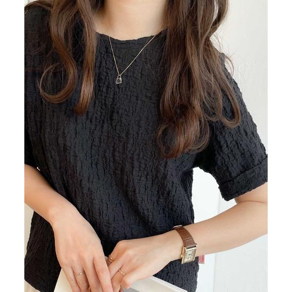 「Java」 半袖カットソー MEDIUM ブラック レディース