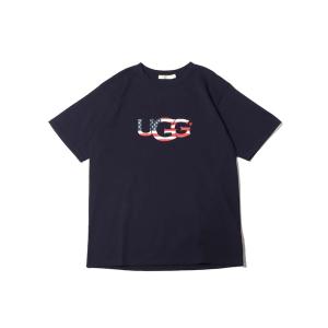 「UGG」 半袖Tシャツ L ネイビー レディースの商品画像