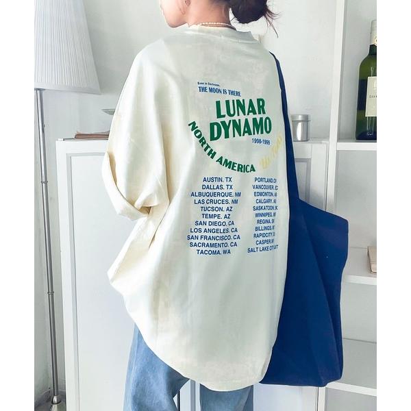 「Java」 半袖Tシャツ LARGE ベージュ レディース