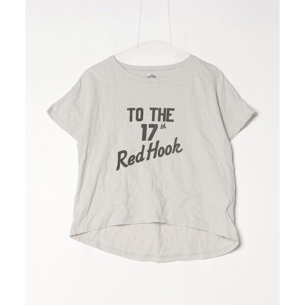 「RIDING HIGH」 半袖Tシャツ - グレー レディース