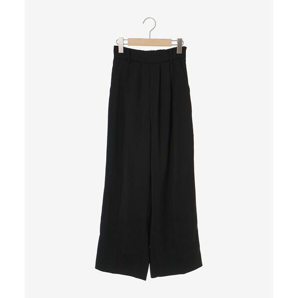 パンツ タックストレートパンツ レディース