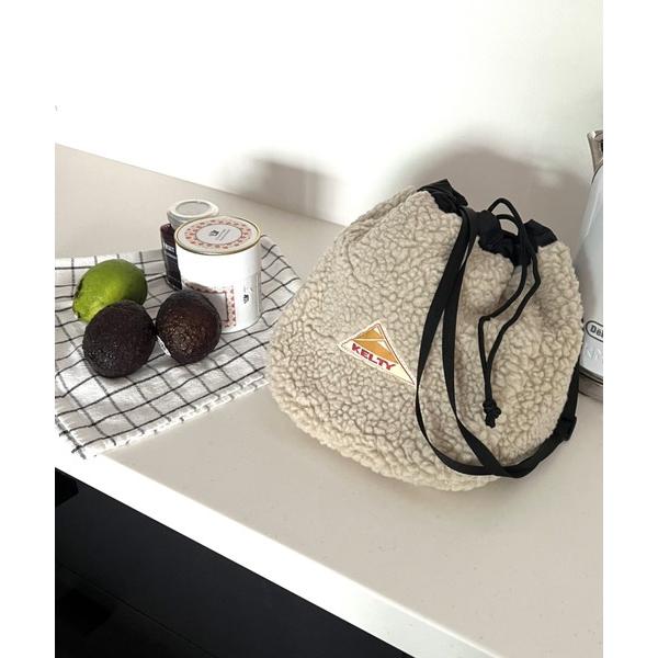 ショルダーバッグ バッグ 「KELTY/ケルティ」 リバーシブル ボア 巾着ショルダーバッグ レディ...