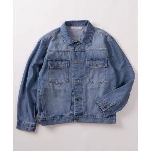 デニムジャケット gジャン 「83」ヴィンテージライク ウォッシュ加工 デニムジャケット／Gジャン／アメカジ「セットアップ可能」 メンズ レディース