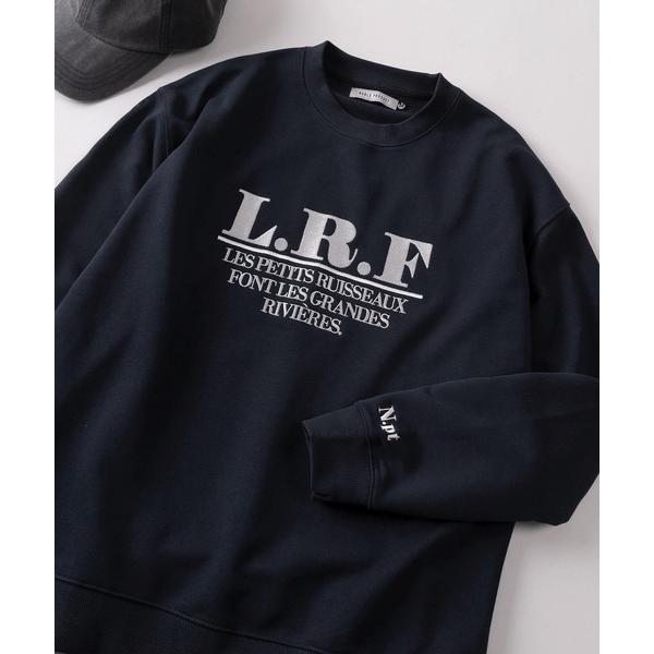 トレーナー スウェット 「84」フレンチロゴ刺繍 裏毛 クルーネックスウェット メンズ レディース