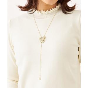 ネックレス パヴェフラワースライド ネックレス レディースの買取情報