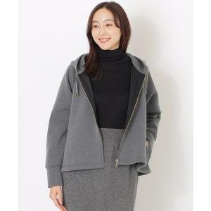 パーカー ダンボールジップアップパーカー レディース