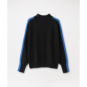 ニット セーター 2フェイスブロッキングパターンニット レディース