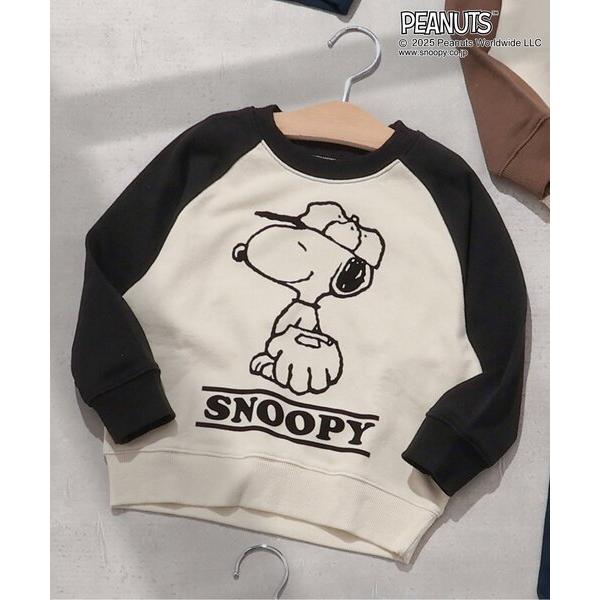 トレーナー  PEANUTSコラボ ラグラントレーナー キッズ 子供服 男の子 女の子