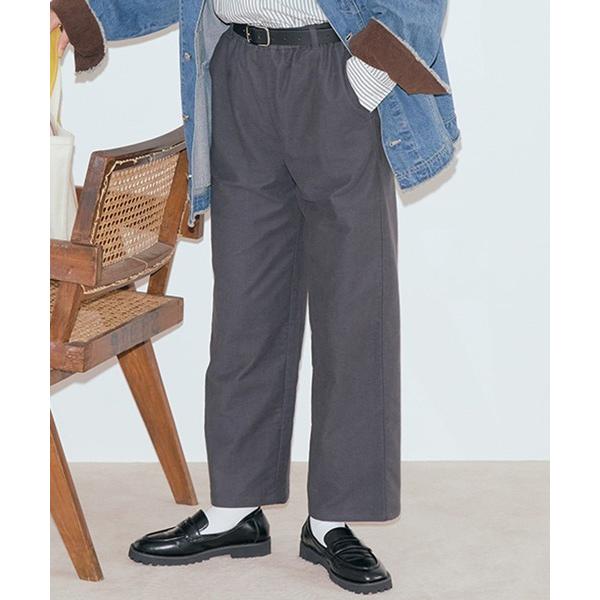 パンツ やわらかストレッチストレートイージーパンツ「プチ・プラスサイズあり」 レディース