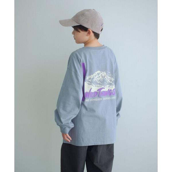 tシャツ 「WILD THINGS」プリント ロングTシャツ / キッズ 140cm-160cm キ...