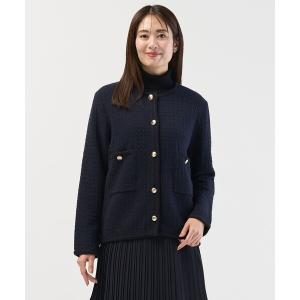 ✨美品✨ nop de nod ミドル丈リバーシブルコート ネイビー Mサイズ J.PRESS（J.プレス） ノーカラーコート コート 「リバーシブル」ウール