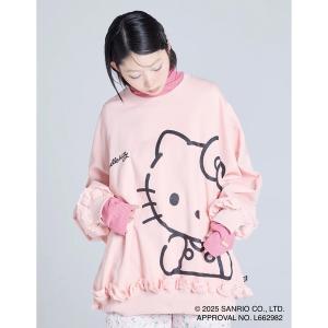 トレーナー スウェット 「8」「Little sunny bite」hello kitty x little sunny bite sweat top レディース