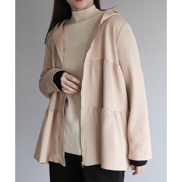 パーカー ティアードパーカー レディース