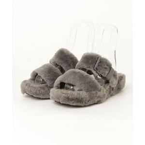 「UGG」 フラットサンダル 25cm グレー レディース