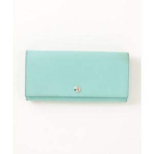 「TIFFANY&Co.」 コンチネンタル 長財布 - ブルー レディース
