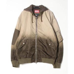 「DIESEL」 刺繍ブルゾン 54 グリーン メンズ