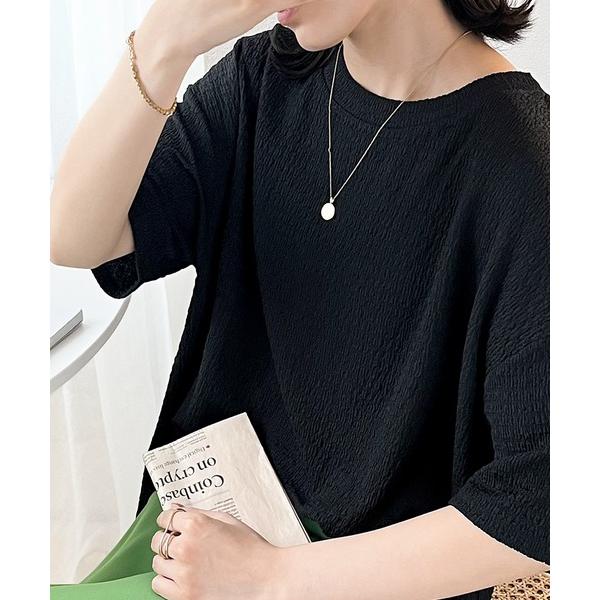 「Java」 半袖カットソー MEDIUM ブラック レディース