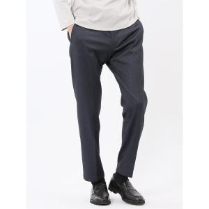 スラックス 「ストレッチ イージーケア」タカキュー TechMove ノータック ビジネスパンツ カルゼ紺(セットアップ可能) メンズ