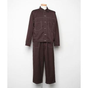 「BASQUE magenta」 セットアップ L ダークブラウン メンズ