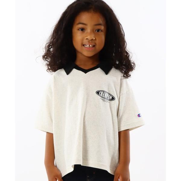 「Champion」 「KIDS」半袖ポロシャツ 150 オートミール キッズ