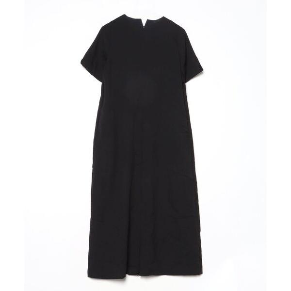 「r.」 半袖ワンピース FREE ブラック レディース